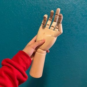 🌼💛🤚🏼 Wooden Hand Display (Adjustable) ✋🏼💛🌼